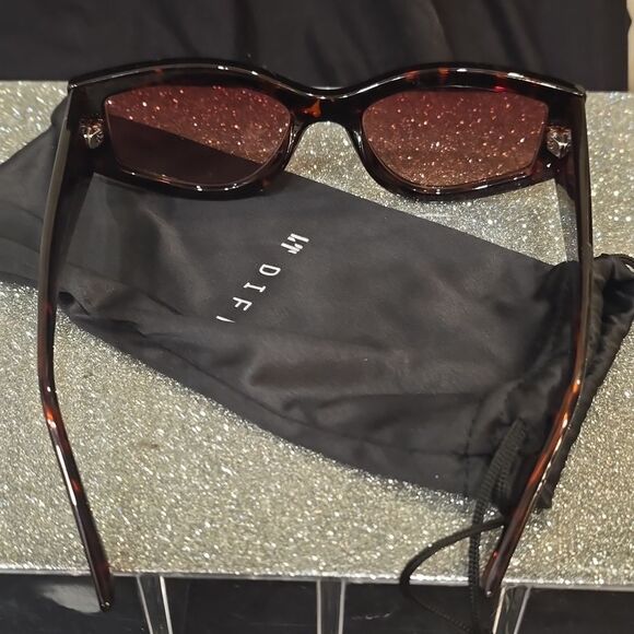 Diff Eyewear Kai Sunglasses- Dark Tortoise Brown Gradient main image 7